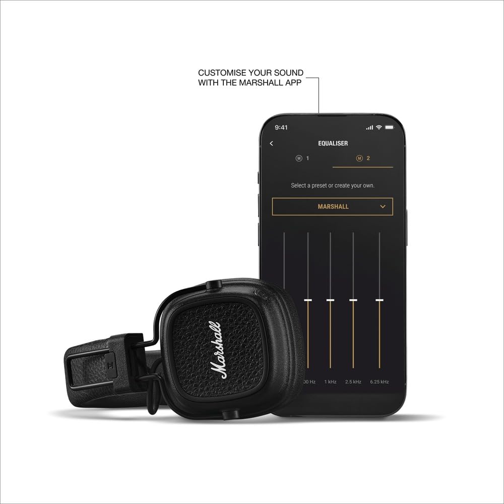 Marshall Major V On-Ear Wireless Bluetooth Headphones Marshall Major V On-Ear Wireless Bluetooth Headphones