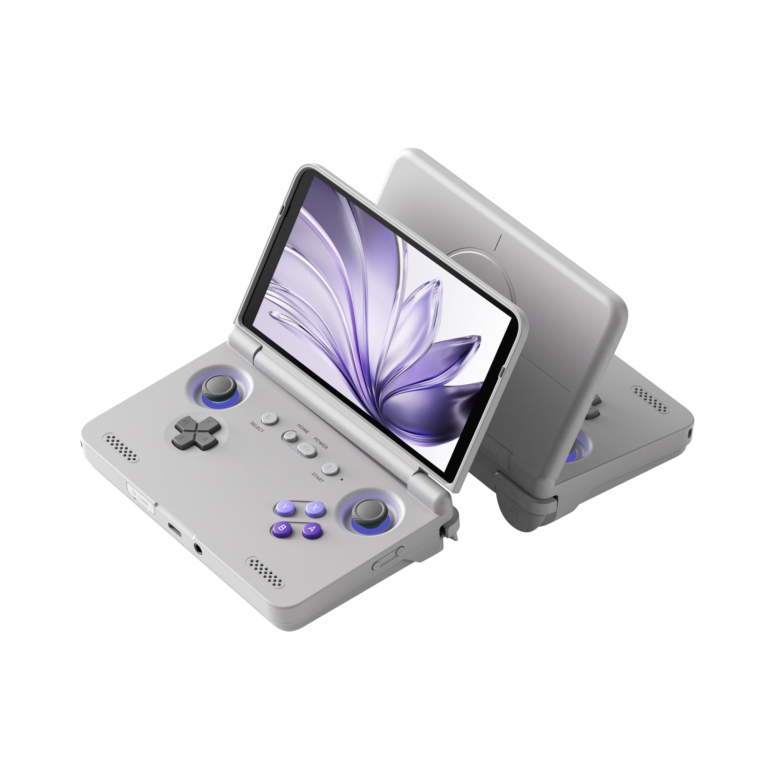 جهاز ألعاب محمول Retroid Pocket Flip2 الجديد بشاشة OLED مقاس 5.5 بوصة يعمل بنظام Android 2025
