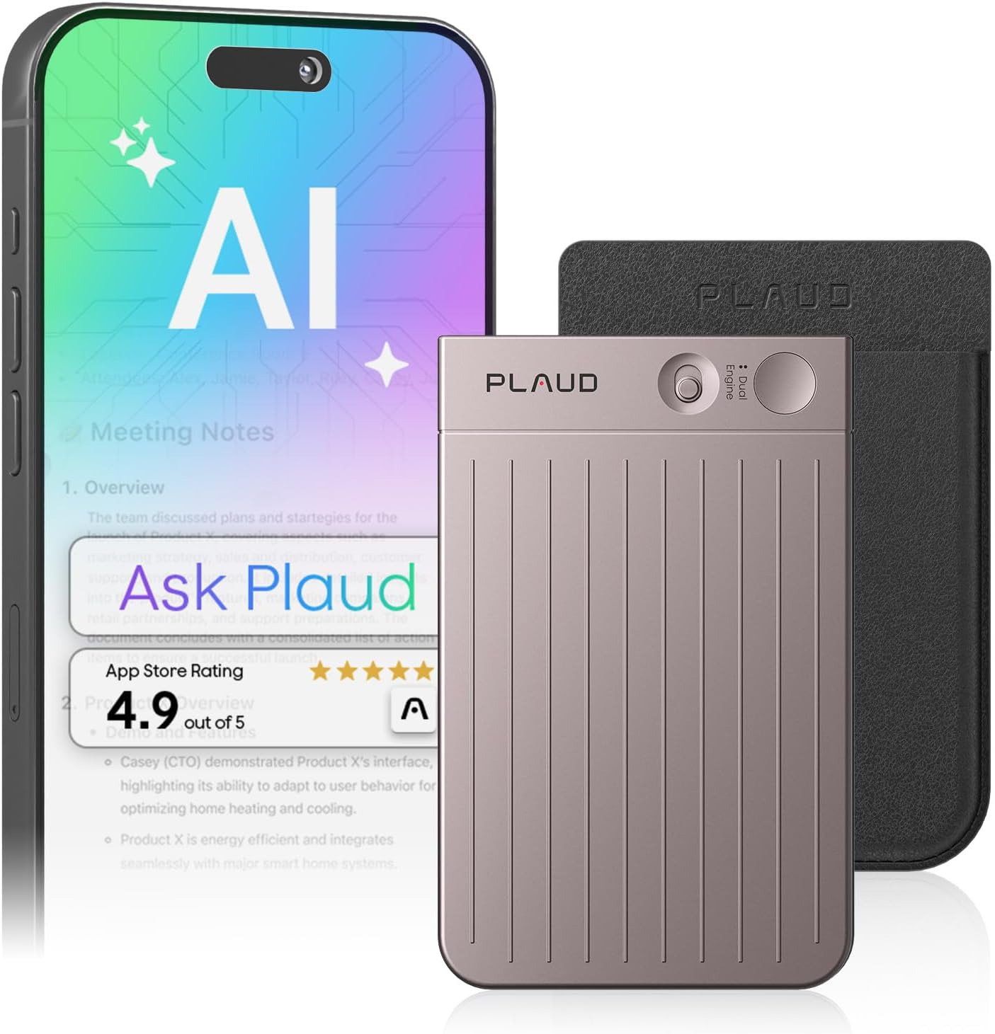 PLAUD Note Pin Starlight PLA-NB100-L PLAUD Note Pin Starlight PLA-NB100-L