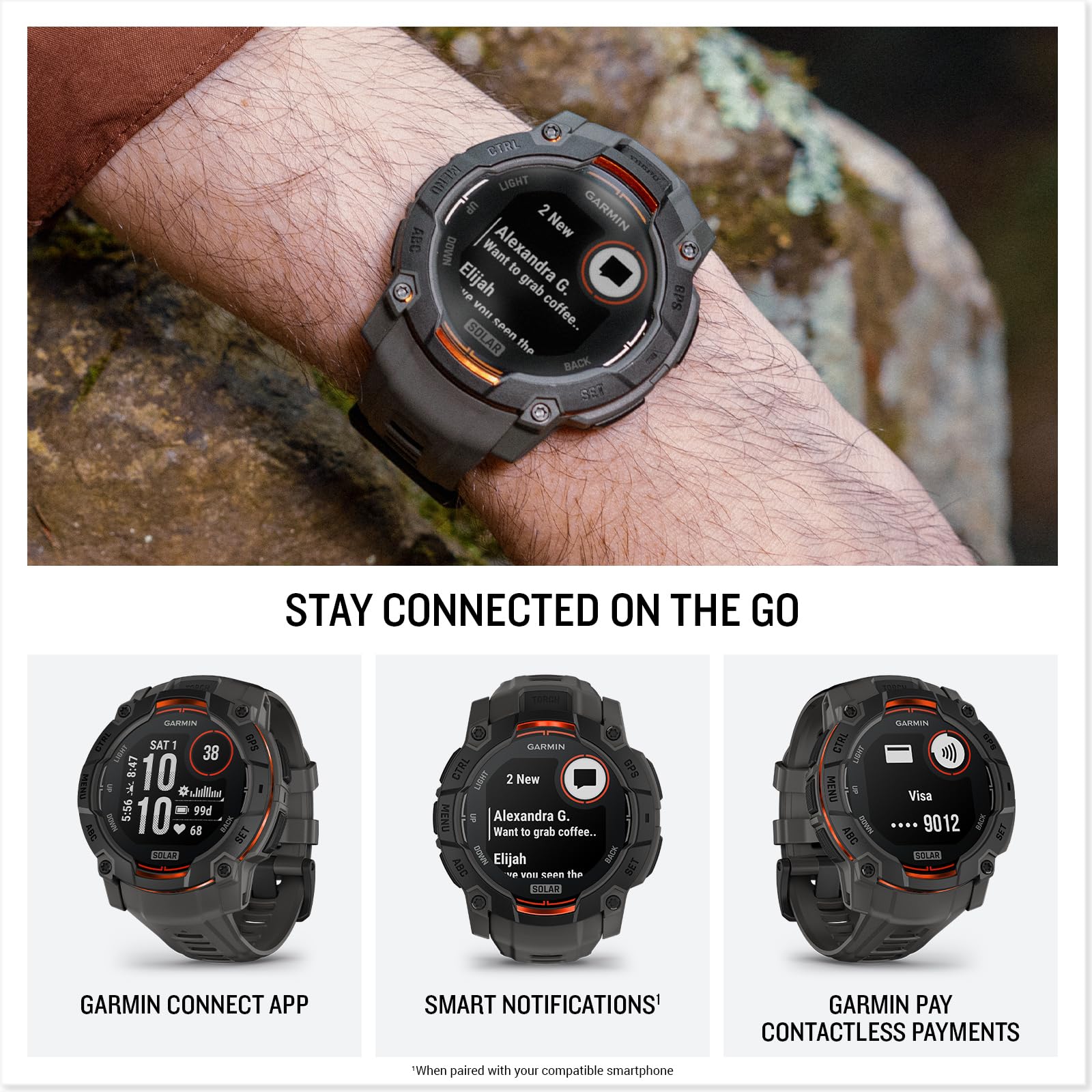 Instinct 3 Solar Smartwatch Instinct 3 Solar Smartwatch